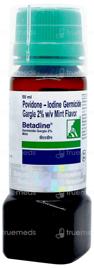 Betadine Mint Flavor Gargle 50Ml